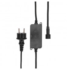 Контроллер с радиопультом для уличных гирлянд Сеть и Твинкл, черный  217-204  NEON-NIGHT