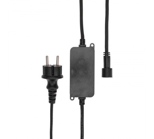 Контроллер с радиопультом для уличных гирлянд Сеть и Твинкл, черный  217-204  NEON-NIGHT