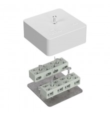 Коробка огнестойкая распределительная для кабель-канала 40-0450-FR6.0-4-8-Р Е15-Е60 75х75х30 IP42 разветвительная 40-0450-FR6.0-4-8-Р  Промрукав