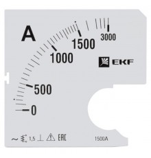 Шкала сменная для A961 1500/5А-1,5 EKF PROxima  s-a961-1500  EKF