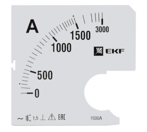 Шкала сменная для A961 1500/5А-1,5 EKF PROxima  s-a961-1500  EKF