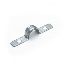 Скоба металлическая двухлапковая усиленная противопожарная СМДУ d14-15 мм отв. d 6,5 мм (100 шт/уп) Промрукав  PR13.02435  Промрукав