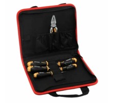 Набор отверток Ergonic SL, PH, PZ с пассатижами 180 мм в сумке  40096604  Felo