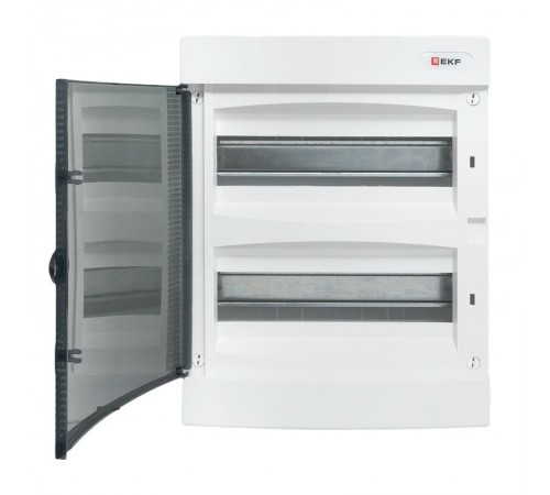 Щит распределительный навесной "Unix" прозрачная дверь 2х12 модулей IP41 EKF PROxima  ux-2x12-n  EKF