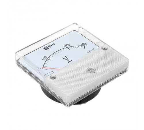 Вольтметр VM-A801 аналоговый на панель 80х80 (круглый вырез) 300В прямое подключение EKF PROxima  vma-801-300  EKF