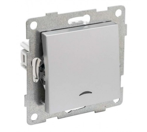 Ugra Выключатель 1кл. (инд), СУ , 10А, 250В, серебро  С11В18-004  GUSI Electric