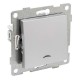 Ugra Выключатель 1кл. (инд), СУ , 10А, 250В, серебро  С11В18-004  GUSI Electric