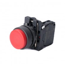 Кнопка SB5 в сборе модульная 22мм выступающая красная с возвратом пластик 1НО  SB5AL42  SE