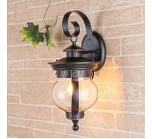 Светильник садово-парковый Barrel D черное золото (GL 1025D) настенный  a040564  Elektrostandard