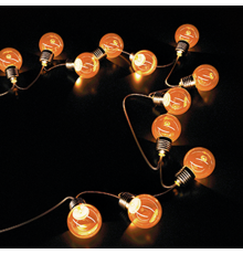 Гирлянда садовая на солнечной батарее 20 LED ламп Большие Шары Белый свет Solar, 1/12  GS034  Gauss