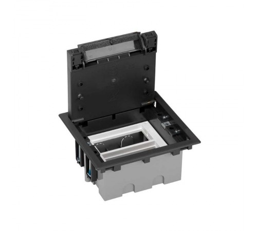 Simon CIMA 500 Люк на 2 модуля 500CIMA (4 модуля 45х45 мм), глубина 90-120мм, посадка 170х155мм, max 600кг, графит  52050102-038  Simon