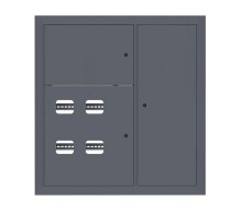 Щит этажный 4 кв. RAL7024 (1000х950х150)  mb29-v-4-ral7024  EKF