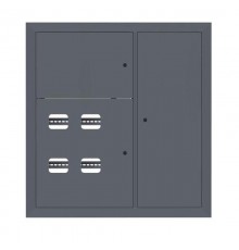 Щит этажный 4 кв. RAL7024 (1000х950х150)  mb29-v-4-ral7024  EKF