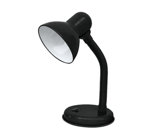 Светильник настольный под лампу СНО-02Ч на основании 60Вт E27 230В ЧЕРНЫЙ (мягкая упаковка)  4690612012452  IN HOME