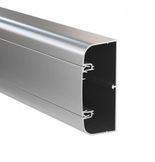 Алюминиевый кабель-канал 110х50 мм (с 1 крышкой) цвет серый металлик  01199  DKC
