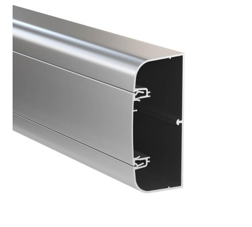 Алюминиевый кабель-канал 110х50 мм (с 1 крышкой) цвет серый металлик  01199  DKC
