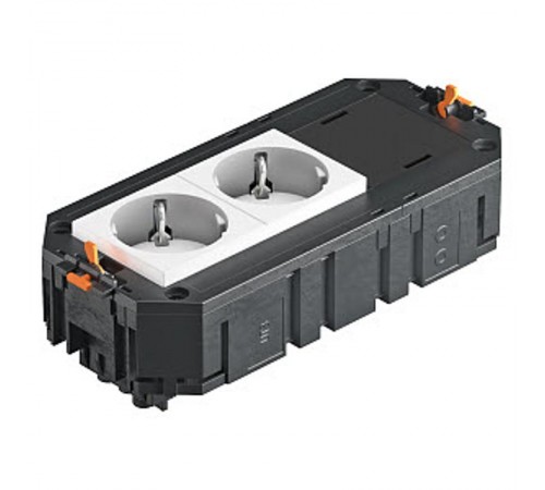 Коробка монтажная укомплектованная UT3 GST18i (2 розетки + заглушка)  7404662  OBO Bettermann