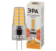 Лампа светодиодная LED-JC-2,5W-220V-SLC-827-G4 (диод, капсула, 2,5Вт, тепл, G4) (20/500/24500)  Б0049091  ЭРА