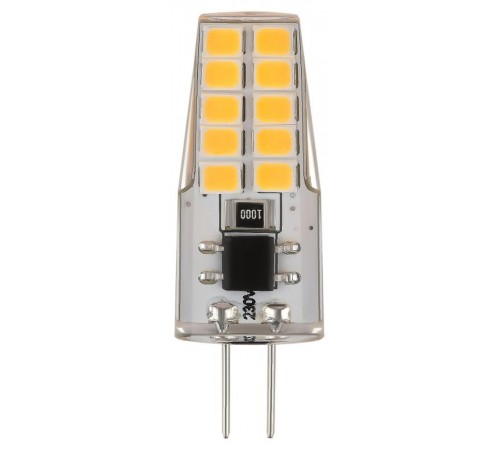 Лампа светодиодная LED-JC-2,5W-220V-SLC-827-G4 (диод, капсула, 2,5Вт, тепл, G4) (20/500/24500)  Б0049091  ЭРА