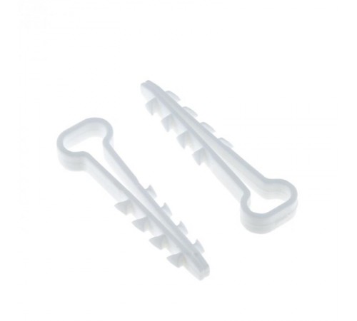 Дюбель-хомут (6х12) полипропилен белый (50шт.) EKF PROxima  plc-cd-6x12w  EKF