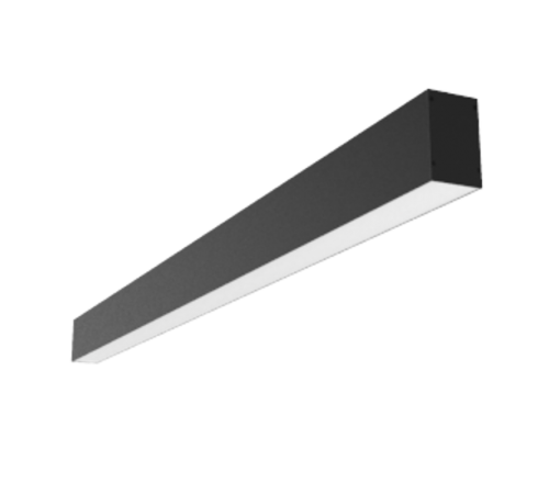 Светильник светодиодный Х-line один. подвесной 10Вт 4000К 507x63x100мм IP40 RAL9005 черный муар DALI опал 2 торц.кр.V1-R0-90828-02OPD-4001040VARTON