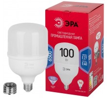 Лампа светодиодная  RED LINE LED POWER T140-100W-6500-E27/E40 R  100Вт колокол холодный белый свет   Б0063872  ЭРА