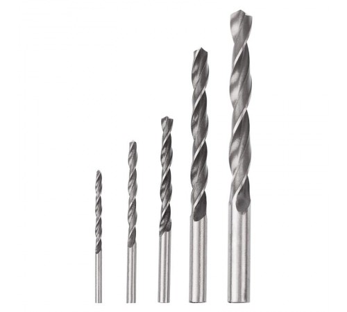 Набор сверл по металлу (HSS) диаметр 4.0-10.0 мм (5 шт.)  KR-91-0632  Kranz
