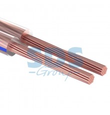 Кабель акустический 2х0,35 мм прозрачный BLUELINE (м. бухта 20 м)  01-6202-3-20  REXANT