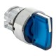 Механизм исполнительный переключателя ХB4 синий на 3 положения возвратный без фиксации, с подсветкой с короткой ручкой IP65  XB4BD3L-B-65  EKF