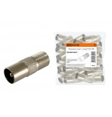 Переходник гнездо F - штекер TV б/п   SQ1809-0022  TDM