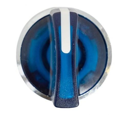 Механизм исполнительный переключателя ХB4 синий на 3 положения возвратный без фиксации, с подсветкой с короткой ручкой IP65  XB4BD3L-B-65  EKF