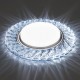 Светильник встраиваемый с белой LED подсветкой CD4021 потолочный GX53 без лампы прозрачный  41294  Feron
