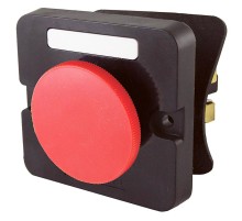 ПКЕ 122-1 У2, 10А, 660В, 1 элемент, красный гриб, в нишу, IP54, пост управления (ЭТ)  ET519056  Электротехник