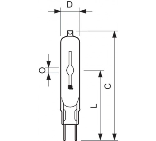 Лампа металлогалогенная MASTERC CDM-TC Elite 70W/942 G8.5  928193905129  PHILIPS