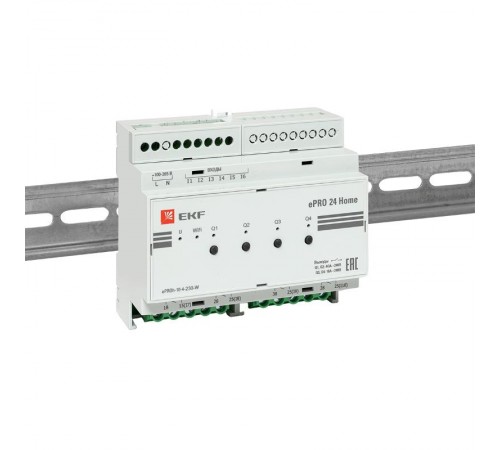 Контроллер ePRO24 удаленного управления 6вх\4вых 230В WiFi Home  ePRO-h-10-4-230-W  EKF