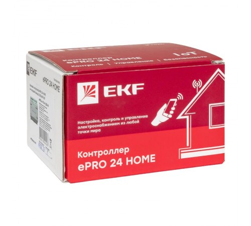 Контроллер ePRO24 удаленного управления 6вх\4вых 230В WiFi Home  ePRO-h-10-4-230-W  EKF
