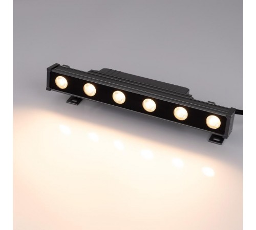 Линейный прожектор AR-LINE-300-6W Warm2700 (GR, 15x60 deg, 230V) (IP65 Металл, 3 года)  051767  Arlight