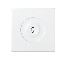 Сенсорный 1-кл выключатель с тематической маркировкой Т1, регулирования, белый  8000613-030  Simon