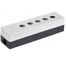 Корпус постов КП105(6)-Р для кнопок 5(6) мест белый  BKP10-6-K01-R  IEK