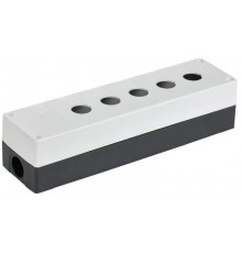 Корпус постов КП105(6)-Р для кнопок 5(6) мест белый  BKP10-6-K01-R  IEK