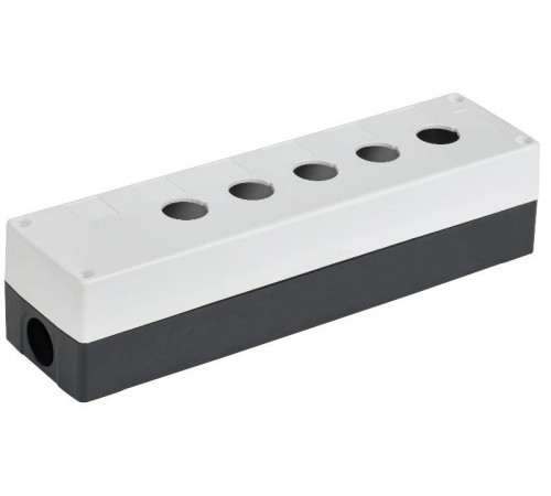Корпус постов КП105(6)-Р для кнопок 5(6) мест белый  BKP10-6-K01-R  IEK