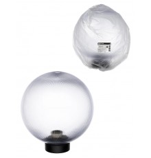 Светильник НТУ 03- 60-255 шар d=250 мм IP54 (прозрачный призма ПММА, основание плоское ПК, Е27)  SQ0330-0640  TDM