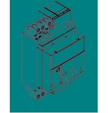 Комплект силовых выводов стационарного выключателя FC CuAl 4x240 E1.2 F 3шт  1SDA074001R1  ABB
