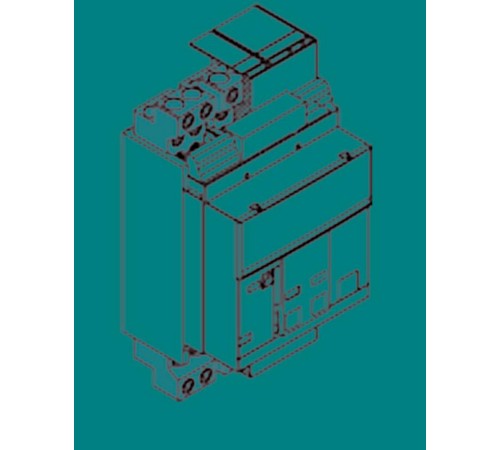 Комплект силовых выводов стационарного выключателя FC CuAl 4x240 E1.2 F 3шт  1SDA074001R1  ABB