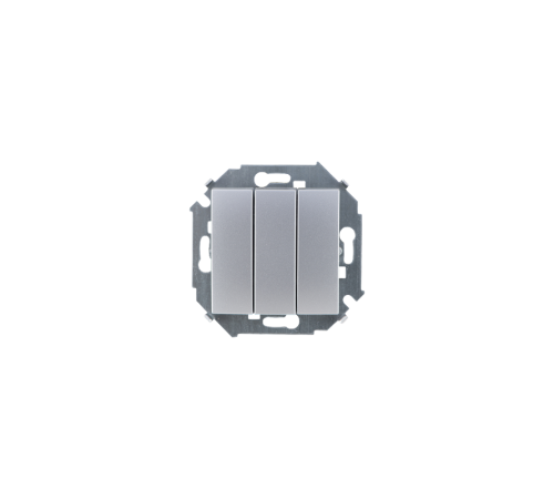 Simon 15 Алюминий Выключатель 3-кл, 10А 250В, винт. зажим  1591391-033  Simon