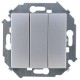 Simon 15 Алюминий Выключатель 3-кл, 10А 250В, винт. зажим  1591391-033  Simon