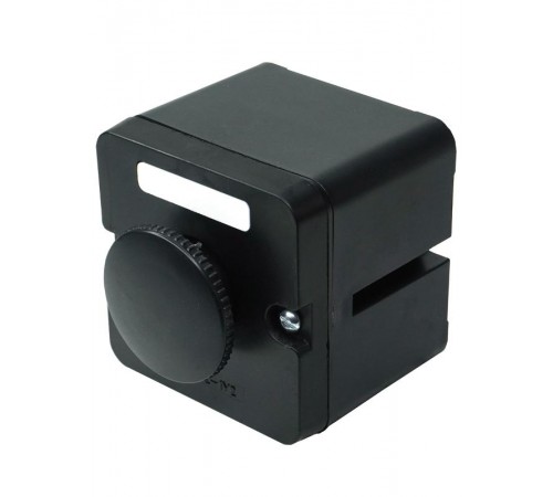 ПКЕ 222-1 У2, 10А, 660В, 1 элемент, чёрный гриб, накладной, IP54, пост управления (ЭТ)  ET519074  Электротехник