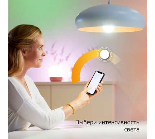 Лампа светодиодная Smart Home DIM E14 C37 5 Вт 2700К 1/10/40  1100112  Gauss