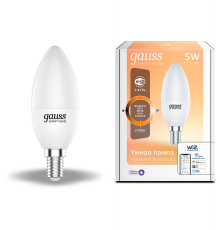 Лампа светодиодная Smart Home DIM E14 C37 5 Вт 2700К 1/10/40  1100112  Gauss