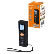 Лазерная рулетка ЛР-60, дальность 60 м, точность 2 мм, подсветка, IP54, 2хAAA, "Алмаз"  SQ1018-0202  TDM